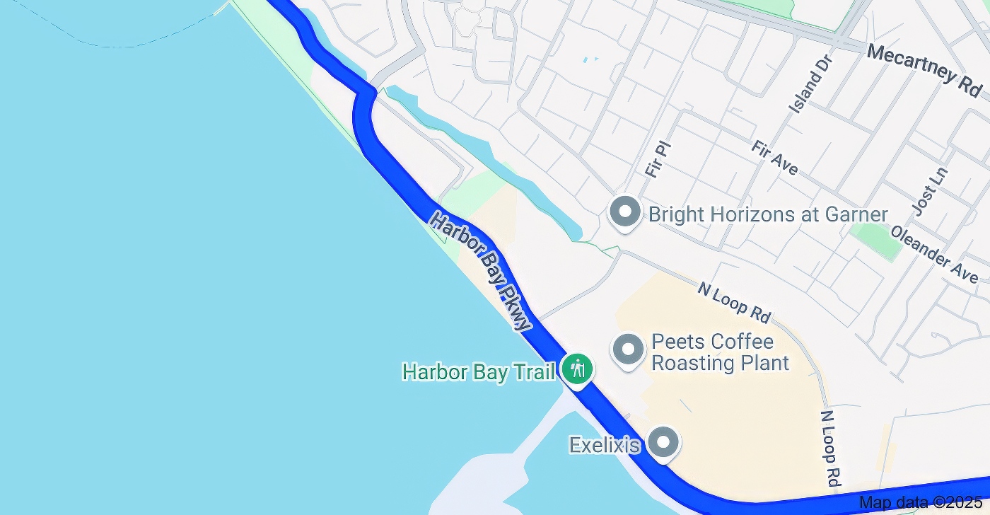 Harbor Bay Parkway AFTER: Median Improvement Project - Google MapCagwin & Dorward Landscape - CA